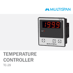 TC-29 SINGLE DISPLAY TEMPERATURE CONTROLLER 72 X 72 X 45 MULTISPAN 1048565capture