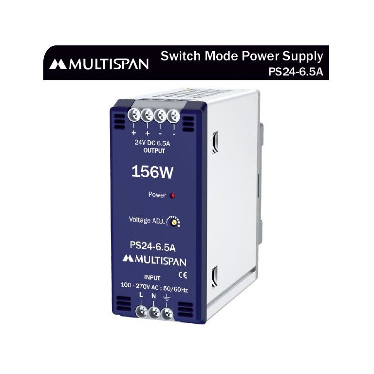 PS24-6.5A Power Supply MULTISPAN 1051880ps24 6.5a