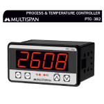 PTC-382 UNIVERSAL INPUT PID CONTROLLER WITH ANALOG OUTPUT MODBUS FACILITY 48 X 96 X 75 MULTISPAN 1082099capture