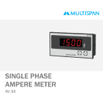 AV-34 DIGITAL AMPERE METER 48 X 96 X 26 MULTISPAN 1082470capture