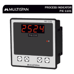 PIC-1101 PROCESS INDICATOR WITH ALARM OUTPUT 96 x 96 x 54 MULTISPAN 136810capture