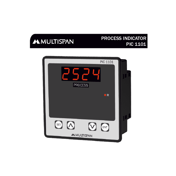 PIC-1101 PROCESS INDICATOR WITH ALARM OUTPUT 96 x 96 x 54 MULTISPAN 136810capture