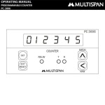 PC-3006 PROGRAMMABLE COUNTER 48 X 96 X 120 MULTISPAN pc