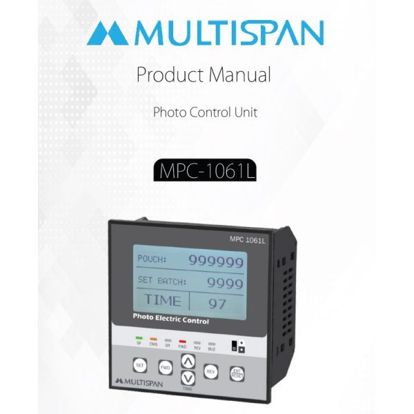 MPC-1061L PHOTO ELECTRIC CONTROLLER 96 X 96 X 50 MULTISPAN mpc l