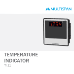 TI-11 TEMPERATURE INDICATOR 96 X 96 X 42 MULTISPAN 223075capture