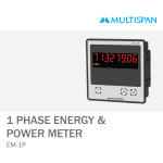EM-1P SINGLE PHASE KWH METER 96 X 96 X 43 MULTISPAN 229821capture