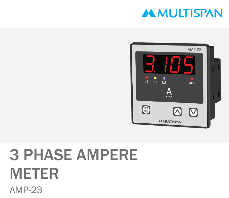 247145Capture.png AMP-23 THREE PHASE AMPERE VOLTMETER 72 X 72 X 45 MULTISPAN 247145capture