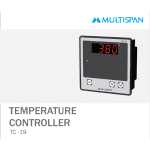 TC-19 SINGLE DISPLAY TEMPERATURE CONTROLLER 96 X 96 X 43 MULTISPAN 252683capture