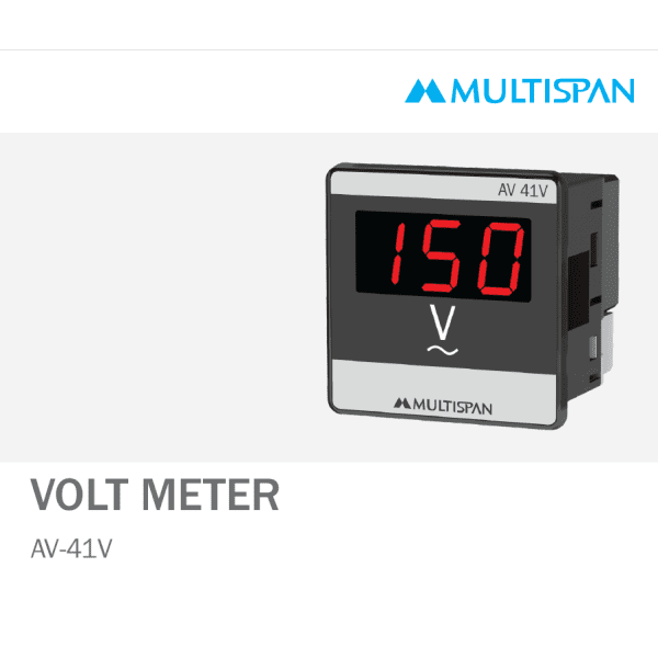 AV-41V DIGITAL VOLT METER 48 X 48 X 46 MULTISPAN 256357capture