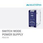 PS15-5A Power Supply 105 X 45X 110 MULTISPAN 269003ps15 5a datasheet20image