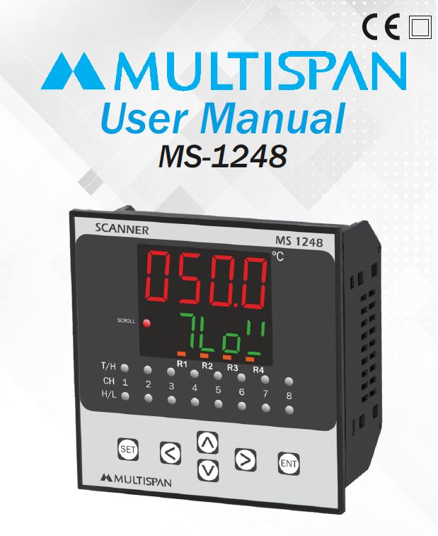 279862ms-1248-manual.jpg MS-1248 PROCESS SCANNER DATA LOGGER 8 Channel 96 x 96 x 66 MULTISPAN 279862ms 1248 manual