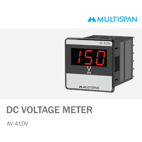 AV-41DV 3 Digit DIGITAL DC VOLT METER 48 X 48 X 70 MULTISPAN 28645capture