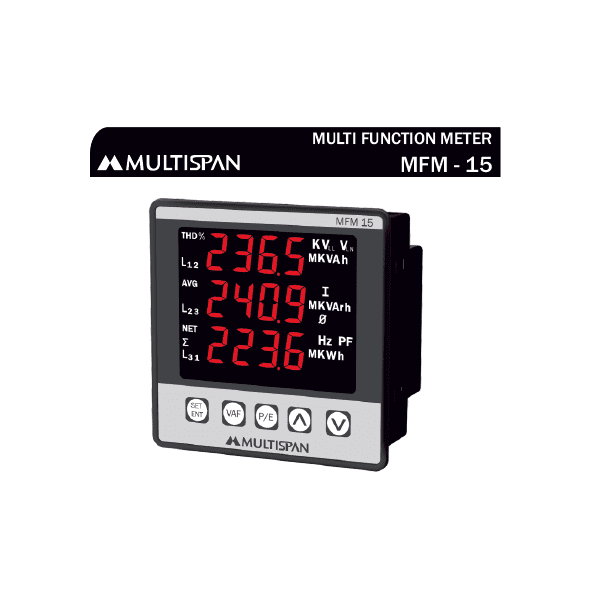 MFM-15 THREE PHASE MULTIFUNCTION METER 96 X 96 X 54 MULTISPAN 300393capture