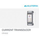 CTR-632 CURRENT TRANSDUCER VOLTAGE TRANSDUCER MULTISPAN 30888capture