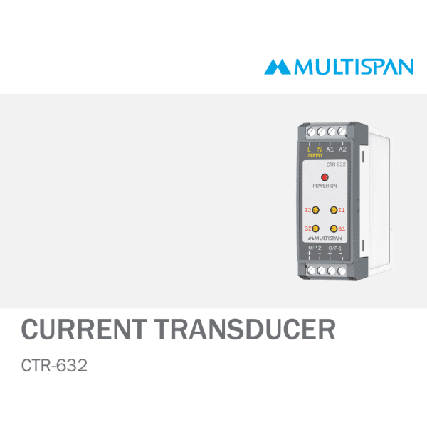 CTR-632 CURRENT TRANSDUCER VOLTAGE TRANSDUCER MULTISPAN 30888capture