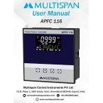 APFC-116 AUTOMATIC POWER FACTOR CONTROLLER UP TO 16 STAGE 144 X 144 X 70 MULTISPAN 315612apfc 116