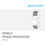 SPP-22 Single Phase preventor VOLTAGE CURRENT PROTECTION RELAY DIN RAIL 90 X 22.5 X 67.5 MULTISPAN 328261capture