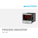 SPI-427 7 Mode MULTI MODE PROCESS INDICATOR 48 X 48 X 70 MULTISPAN 331270capture