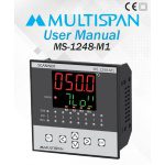 MS-1248-M1 PROCESS SCANNER DATA LOGGER 8 Channel 96 x 96 x 66 MULTISPAN 33574ms 1248 m1 manual