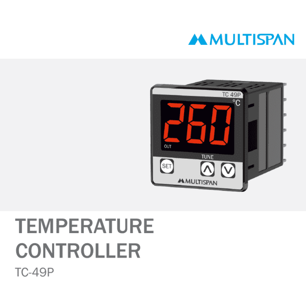 TC-49P SINGLE DISPLAY TEMPERATURE CONTROLLER MULTISPAN 340944capture