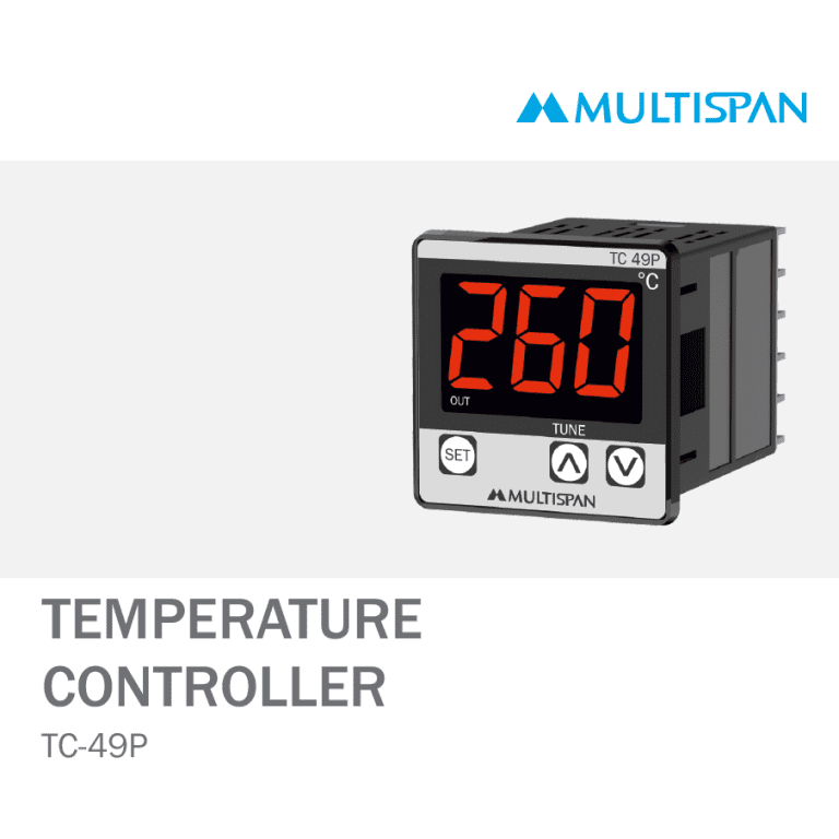 TC-49P SINGLE DISPLAY TEMPERATURE CONTROLLER MULTISPAN 340944capture