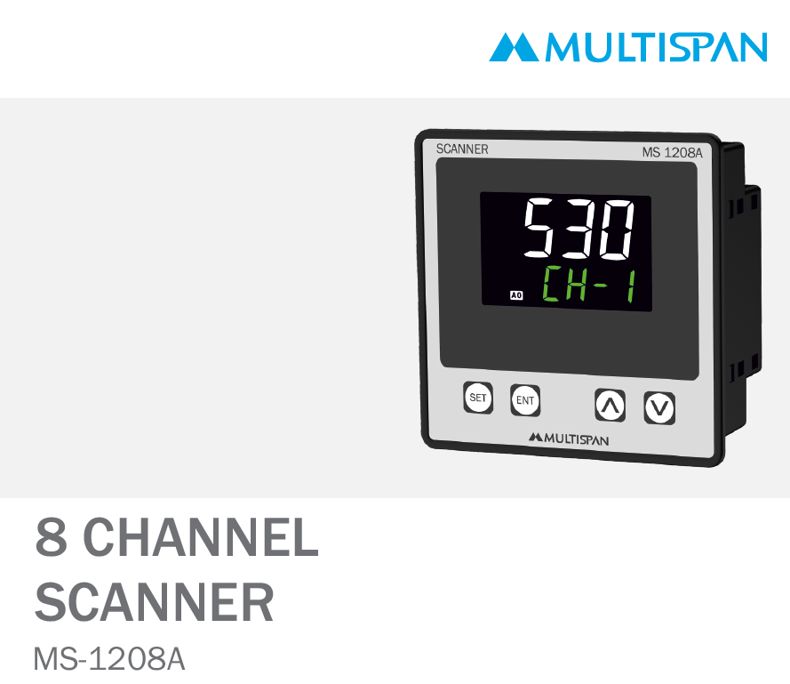 3702Capture.png MS-1208A PROCESS SCANNER DATA LOGGER 8 Channel MULTISPAN 3702capture
