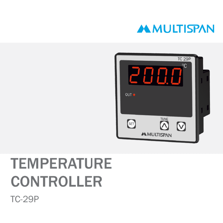 TC-29P SINGLE DISPLAY TEMPERATURE CONTROLLER 72 X 72 X 45 MULTISPAN 374570capture