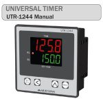 UTR-1244 UNIVERSAL RANGE DIGITAL TIMERS 96 X 96 X 54 MULTISPAN utr