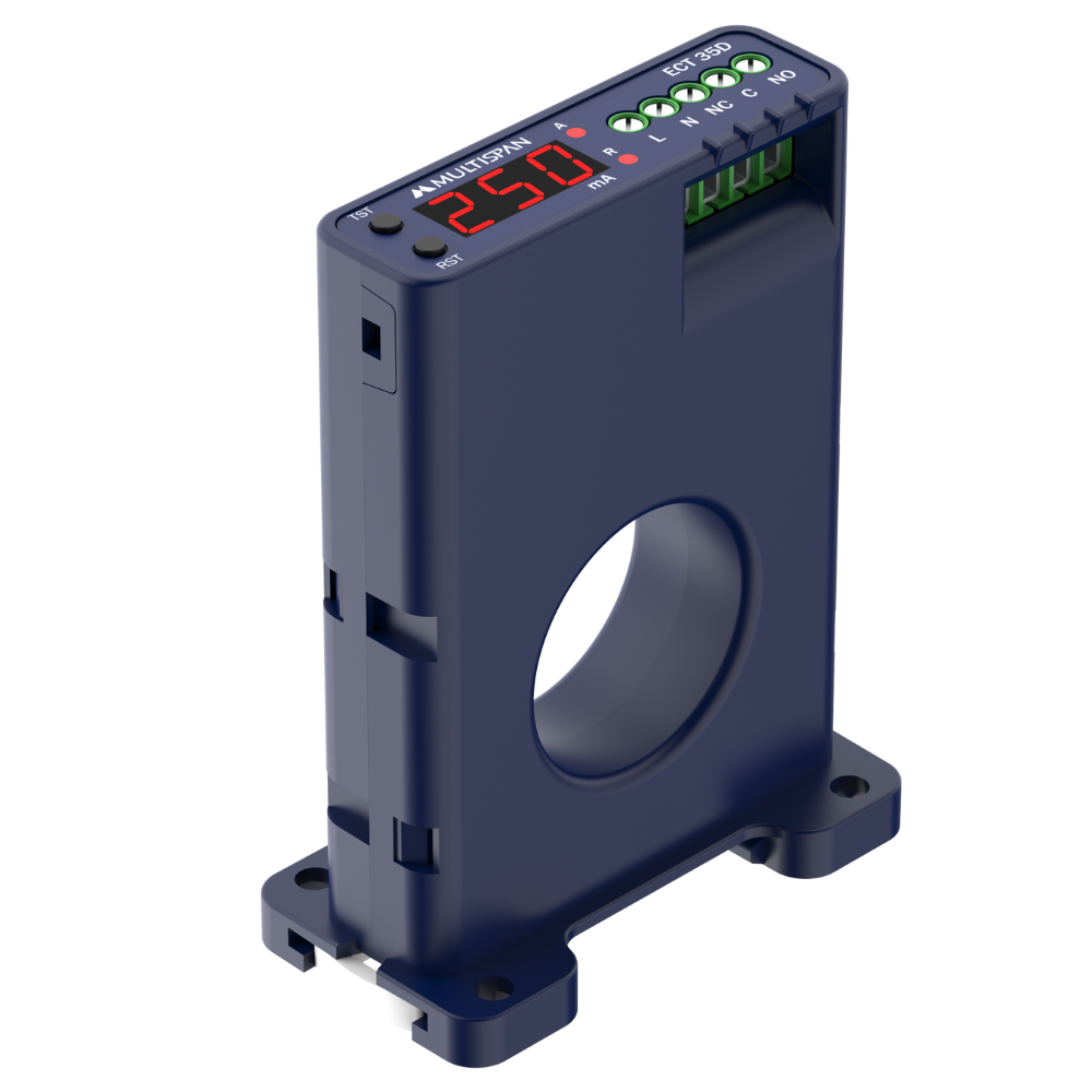 38138kjhk.png ECT-35 Set by Knob EARTH LEAKAGE RELAY BUILT IN CBCT 40 X 75 X 102 MULTISPAN kjhk