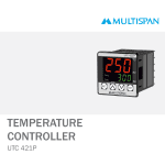 UTC-421P DOUBLE DISPLAY UNIVERSAL INPUT PID CONTROLLER SINGLE RELAY 3 3 DIGIT 48 X 48 X 70 MULTISPAN 411932capture