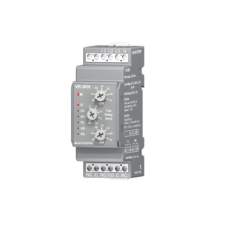 VR-3KN VOLTAGE CURRENT PROTECTION RELAY DIN RAIL 90 X 35 X 63 MULTISPAN 41csfxzhuhl. sy500
