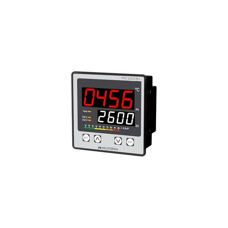 PTC-L12-M1 PTC-1202-M1 UNIVERSAL INPUT PID CONTROLLER WITH ANALOG OUTPUT MODBUS FACILITY 96 X 96 X 54 MULTISPAN 41i ba0r9pl.