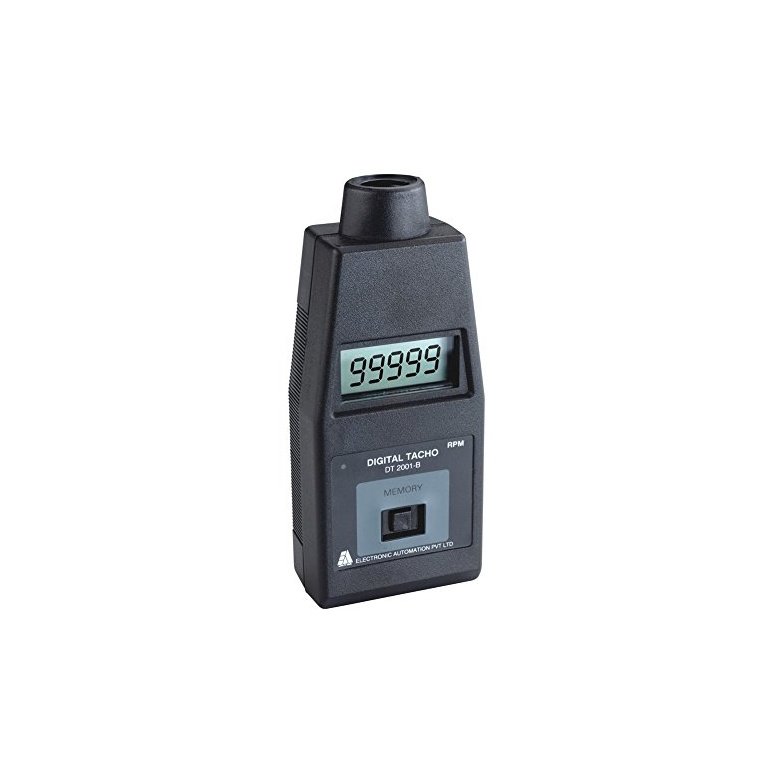 DT-2001B Hand Held LCD Tachometer 6 V DC 4 1.5V AA size battery 1-99999RPM EAPL version 1.0.0