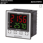 RPM-2044 RPM INDICATOR WITH ALARM OUTPUT 72 X 72 X 85 MULTISPAN 427937rpm2044