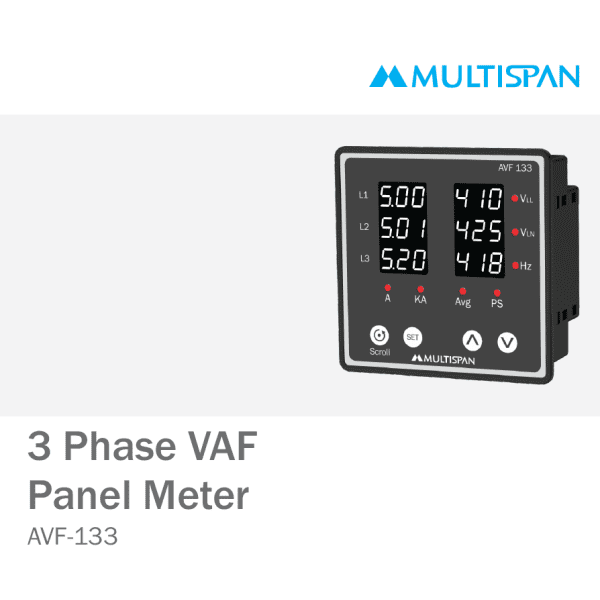AVF-133 6 Display AVF METER 96 X 96 X 54 MULTISPAN 43661capture