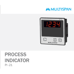 PI-21 PROCESS INDICATOR 72 x72 x 45 MULTISPAN 436750capture