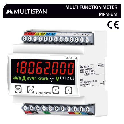 441307Capture.png MFM-5M DIN RAIL THREE PHASE MULTIFUNCTION METER 90.5 X 88 X 62 MULTISPAN 441307capture