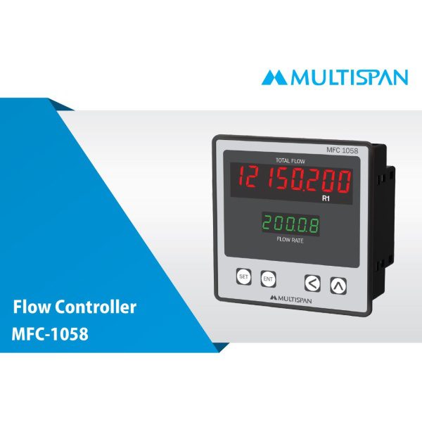 MFC-1058 FLOW TOTALISER 96 x 96 x 54 MULTISPAN mfc