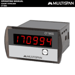 CT-56G COUNTER TOTALISER 38 X 62 X 63 MULTISPAN 454478ct 56g