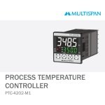 PTC-4202-M1 UNIVERSAL INPUT PID CONTROLLER WITH ANALOG OUTPUT MODBUS FACILITY 48 X 48 X 111 MULTISPAN 502660ptc 4202 m1