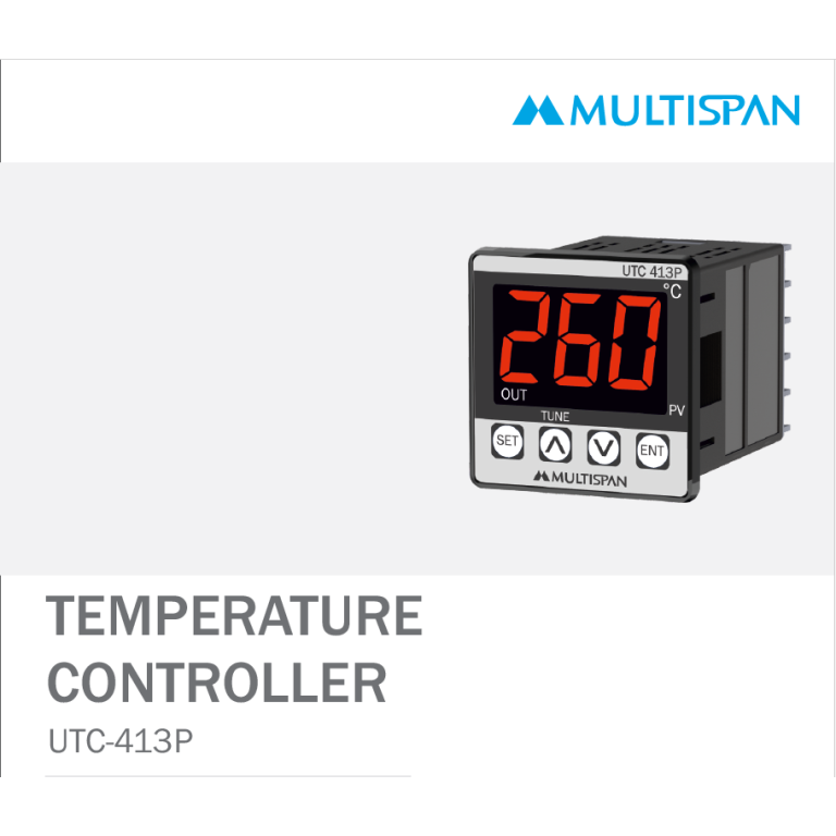 UTC-413P SINGLE DISPLAY UNIVERSAL INPUT PID CONTROLLER 3 DIGIT 48 X 48 X 70 MULTISPAN 518540capture