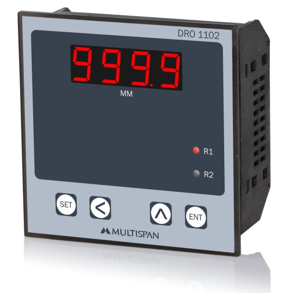 DRO-1102 CONTROLLER FOR HYDRAULIC SHEARING MACHINE 96 X 96 X 54 MULTISPAN version 1.0.0