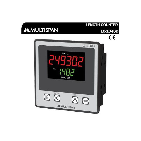LC-1046D PROGRAMMABLE LENGTH COUNTER 96 X 96 X 43 MULTISPAN lc d