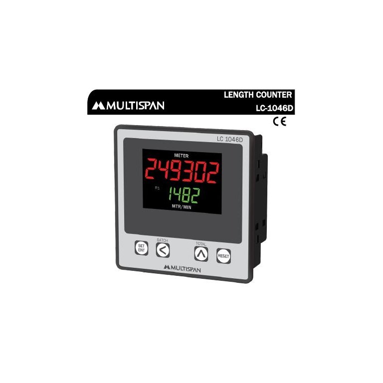 LC-1046D PROGRAMMABLE LENGTH COUNTER 96 X 96 X 43 MULTISPAN lc d