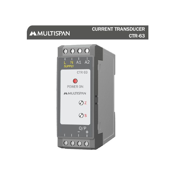 CTR-63 CURRENT TRANSDUCER VOLTAGE TRANSDUCER 76 x 27 x 85 MULTISPAN 522269capture