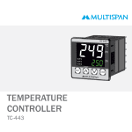 TC-443 DOUBLE DISPLAY FIX INPUT PID CONTROLLER 48 X 48 X 70 MULTISPAN 543815capture