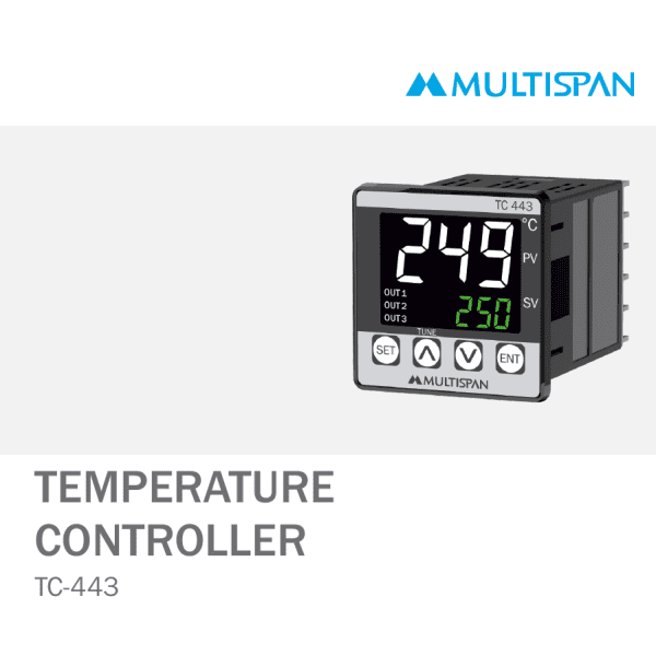TC-443 DOUBLE DISPLAY FIX INPUT PID CONTROLLER 48 X 48 X 70 MULTISPAN 543815capture