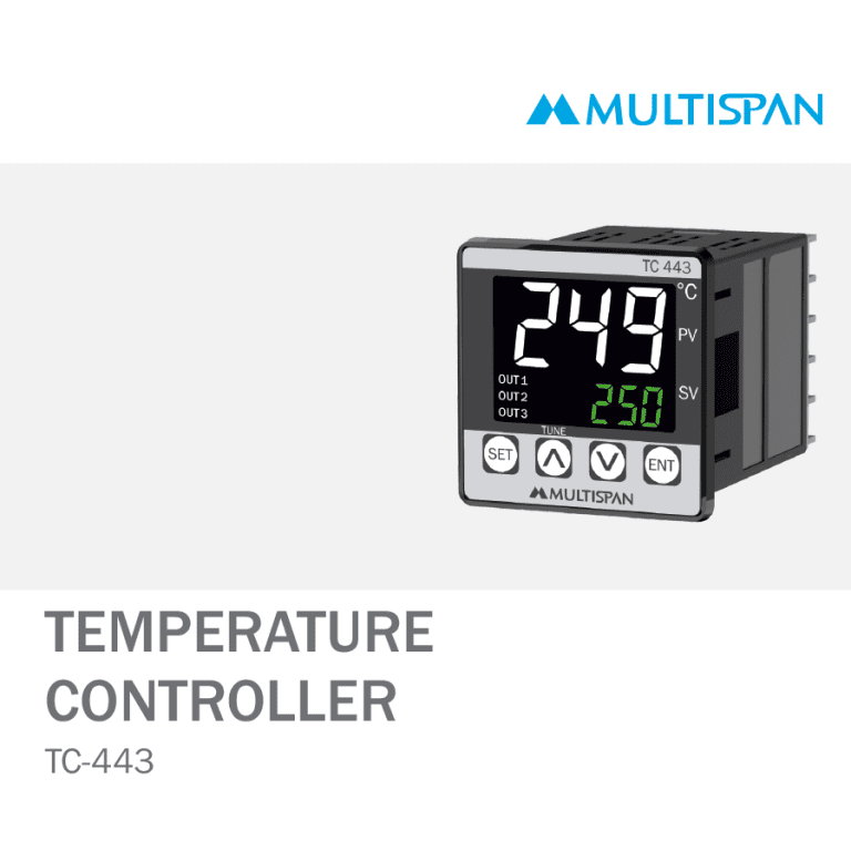 TC-443 DOUBLE DISPLAY FIX INPUT PID CONTROLLER 48 X 48 X 70 MULTISPAN 543815capture