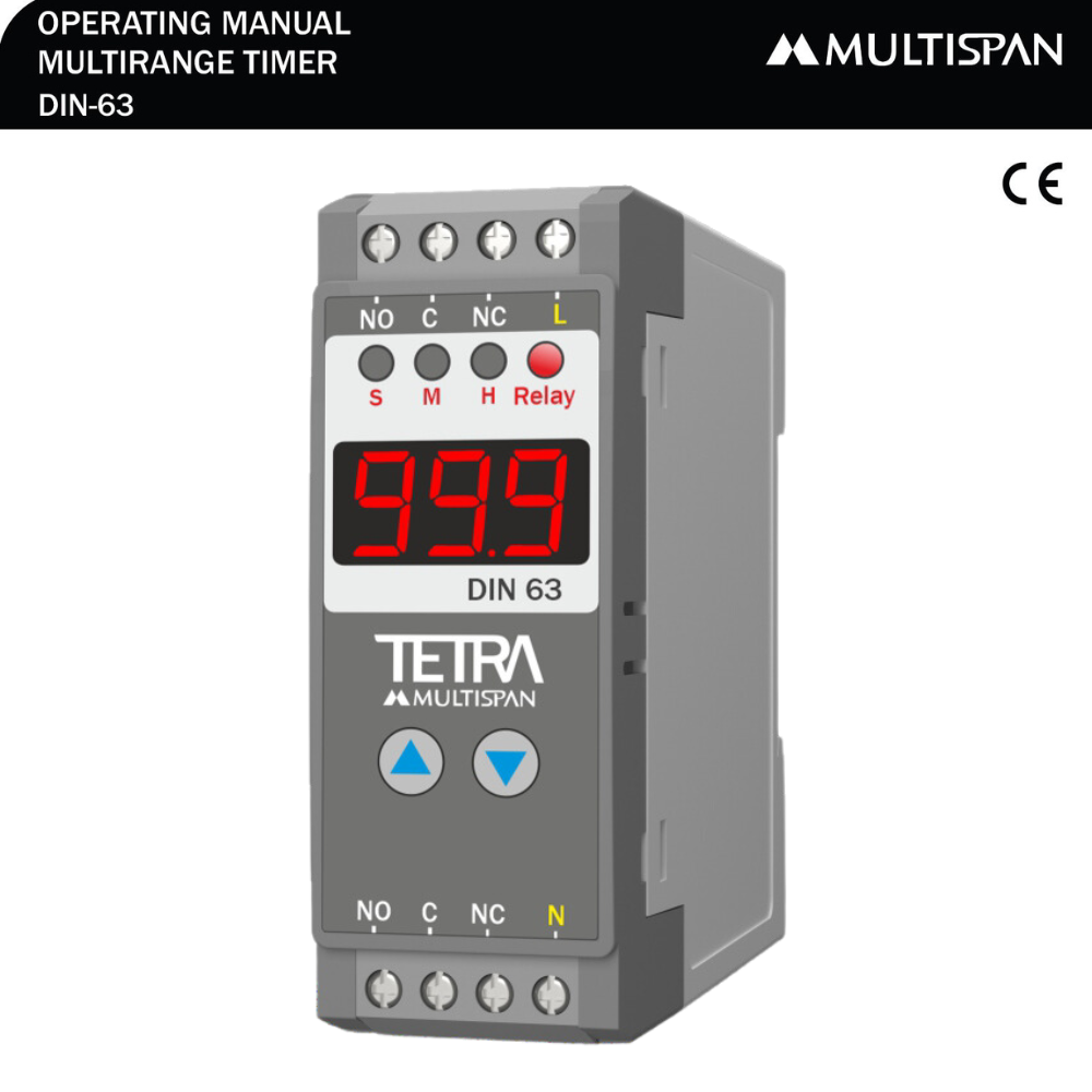 549063din-63.png DIN-63 DIN RAIL DISPLAY TIMER ANALOG TIMER 76 X 28 X 85 MULTISPAN din