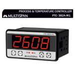 PTC-382A-M1 UNIVERSAL INPUT PID CONTROLLER WITH ANALOG OUTPUT MODBUS FACILITY 48 X 96 X 75 MULTISPAN 560830capture